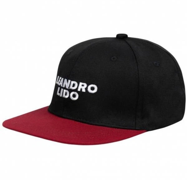 Casquette noir/rouge Leandro Lido