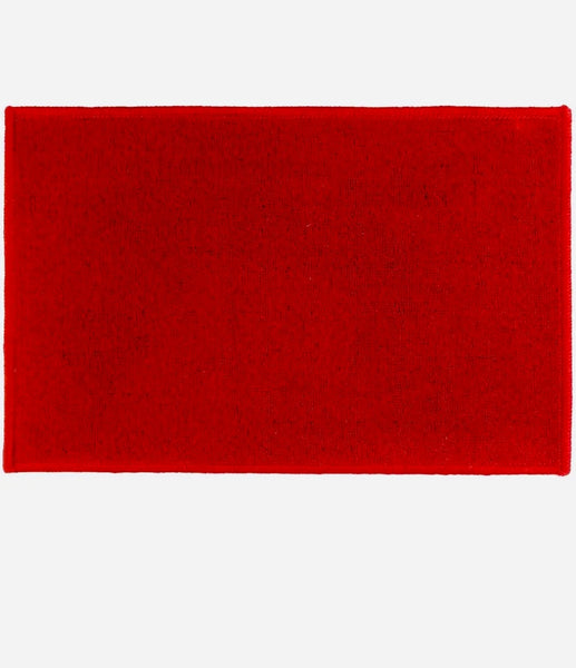 Tapis de vaiselle Kintaiyang rouge en microfibre 38x50 cm