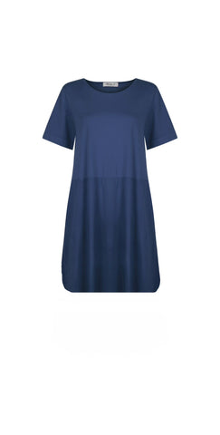 Robe de printemps Amadine bleu marine femme