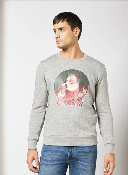 Sweat Coca Cola Gris Homme