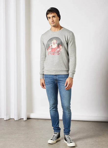 Sweat Coca Cola Gris Homme