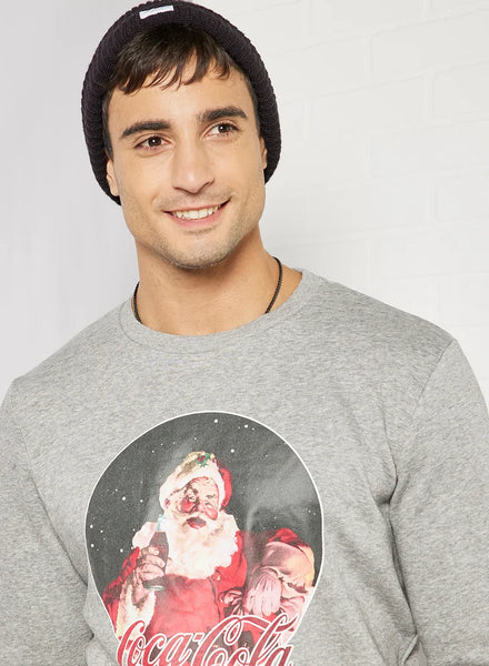 Sweat Coca Cola Gris Homme