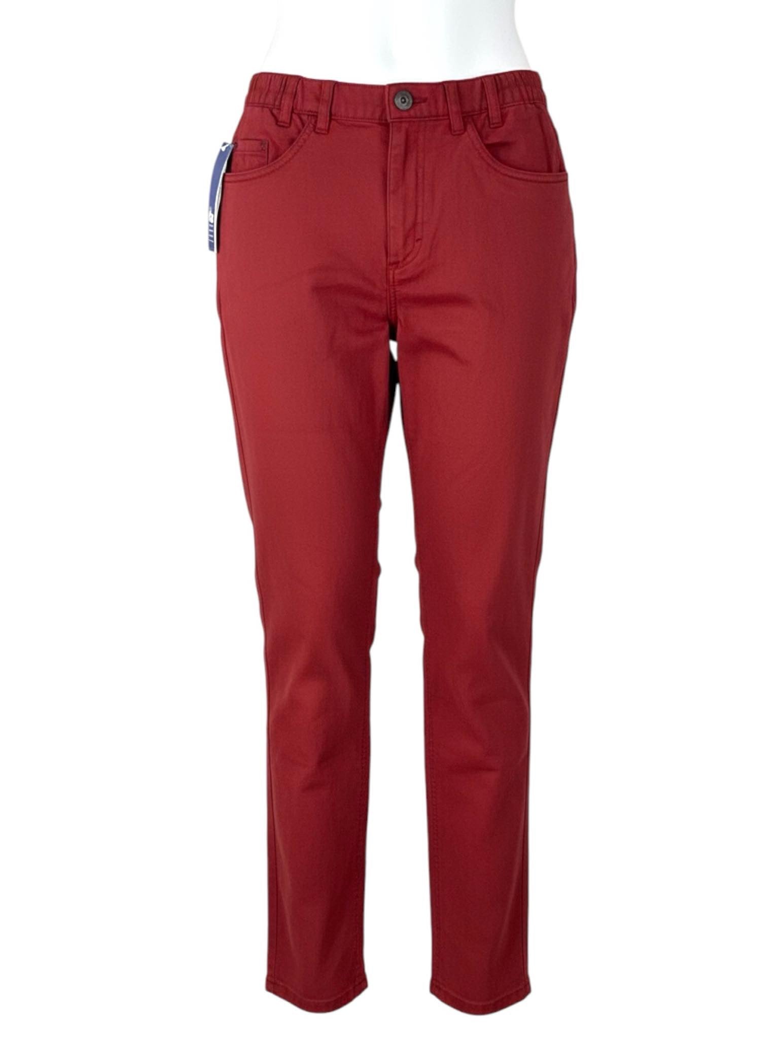 Jean TBS rouge bordeaux femme