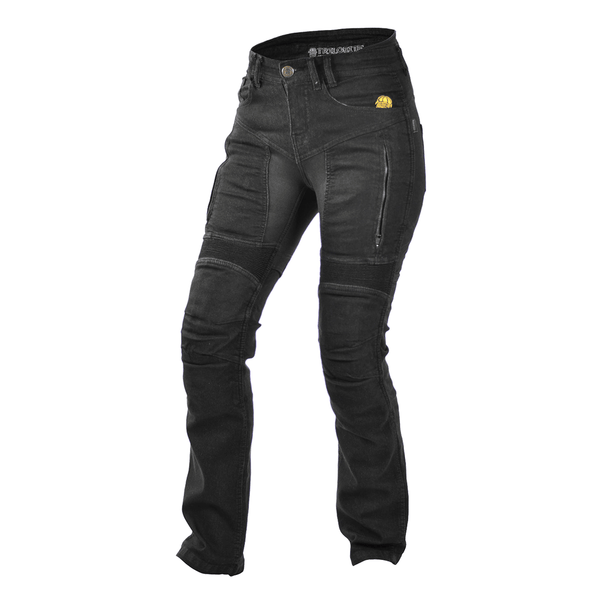 Jean moto Trilobite Parado regular fit noir femme