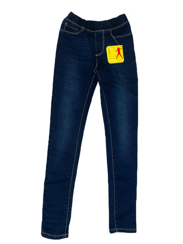 Jegging fit Stooker Boys & Girls Lilly bleu marine garçon