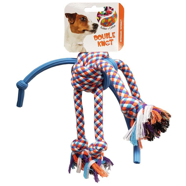 Jouet pour chien Tyrol Double Knot Atome Twist Rope - 30 cm