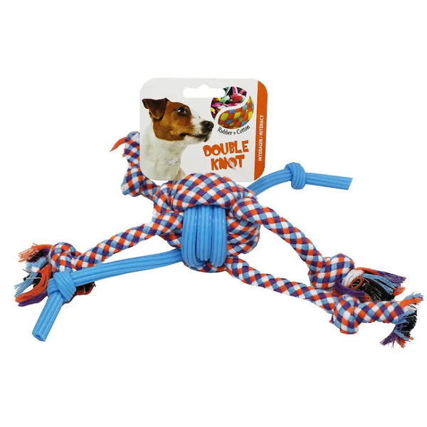 Jouet pour chien Tyrol Double Knot Atome Twist Rope - 30 cm