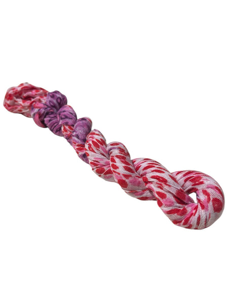 Jouet pour chien corde tressée en tissu - 32 cm