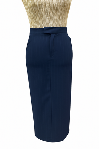 Jupe longue Pimkie bleu marine femme