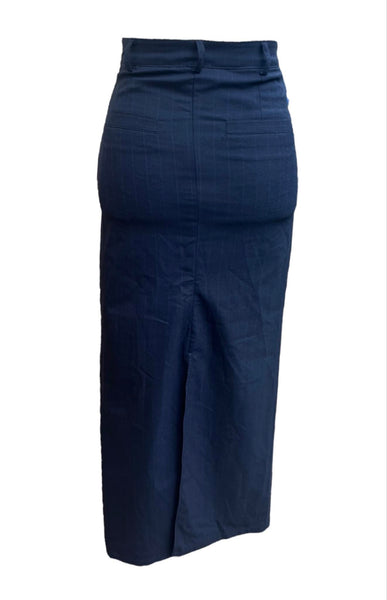 Jupe longue Pimkie bleu marine femme