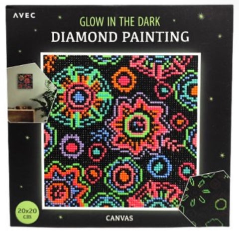 Kit Mosaïque Diamond Painting Phosphorescente Canvas