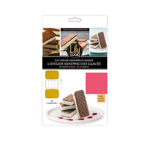 Kit Pâtisserie Lily Cook – 4 Moules Mini Sandwichs Glacés