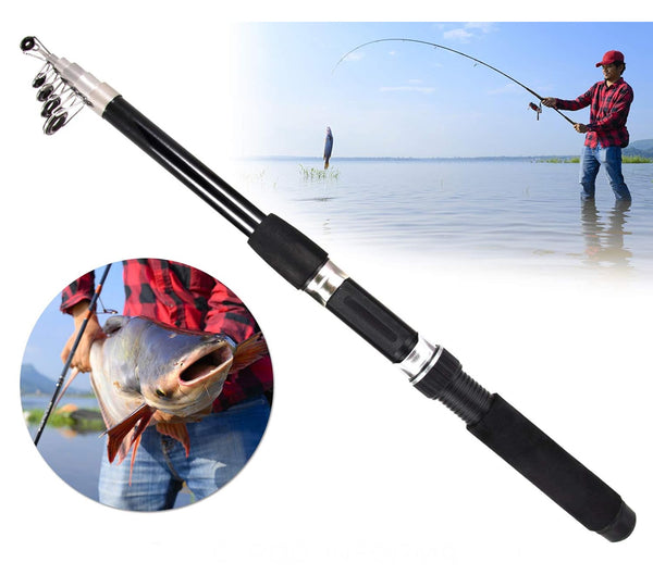 Kit de pêche complet Gone Fishing X – Canne télescopique 2,1 m + 8 accessoires