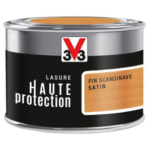 Lasure Haute Protection V33 – Pin Scandinave Satin – 125 ml
