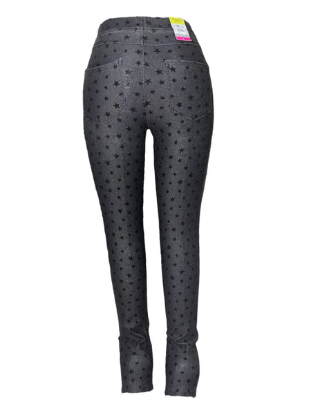 Legging fit Stooker Boys & Girls Léa noir motif étoile fille