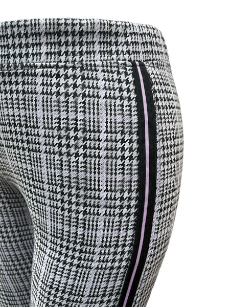 Legging fit Stooker Made for Kids mauve/noir bandes noires/mauves