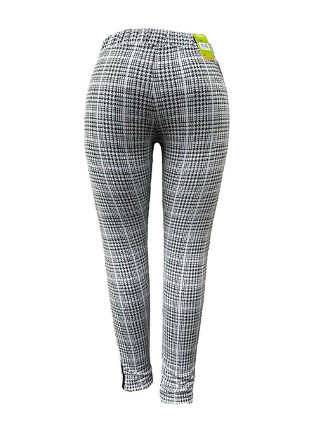 Legging fit Stooker Made for Kids mauve/noir bandes noires/mauves