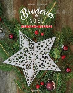 Livre "Broderies de Noël sur carton perforé" Cecile Pozzo di Borgo