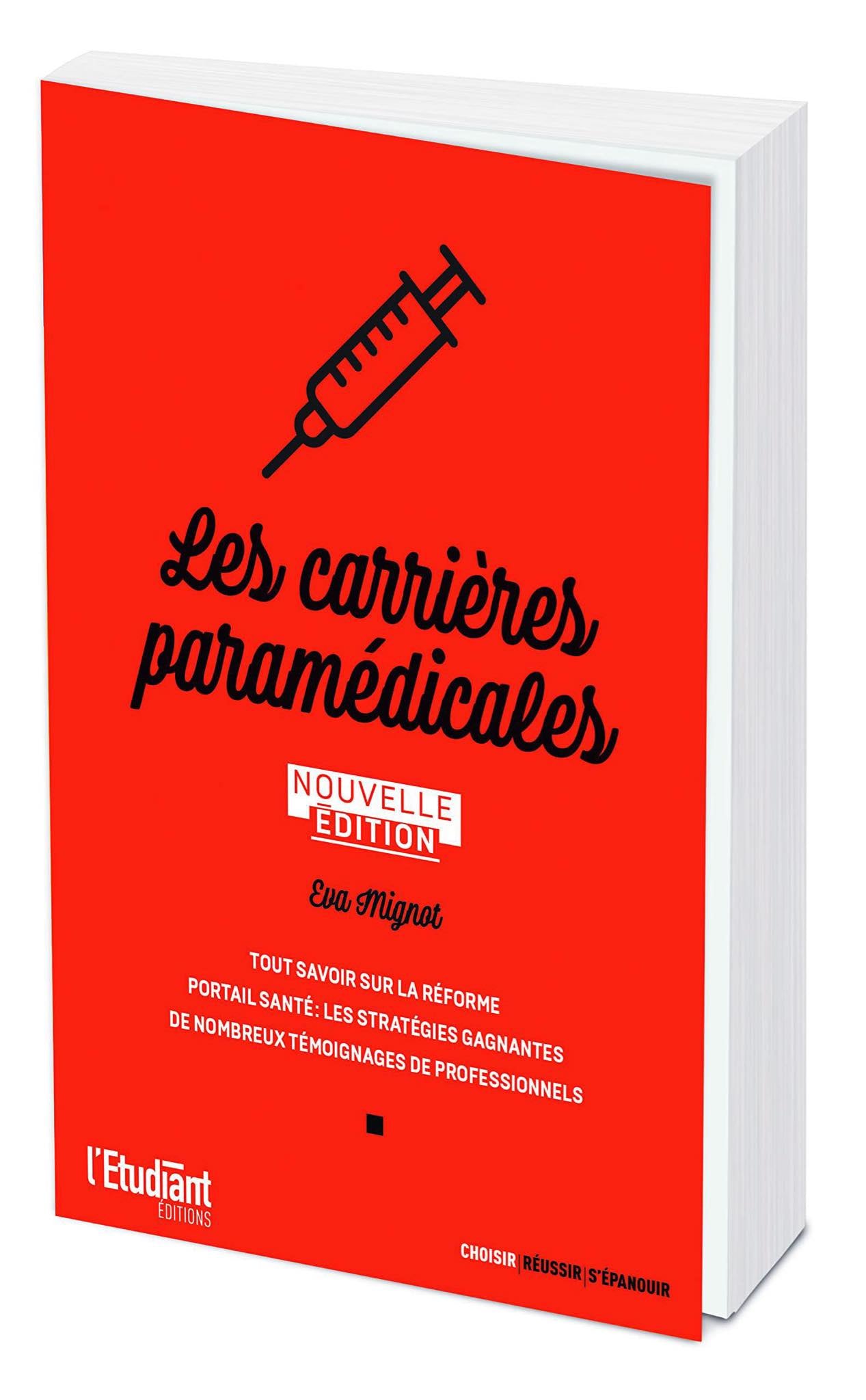 Livre-Les carrières paramédicales d'Eva Mignot