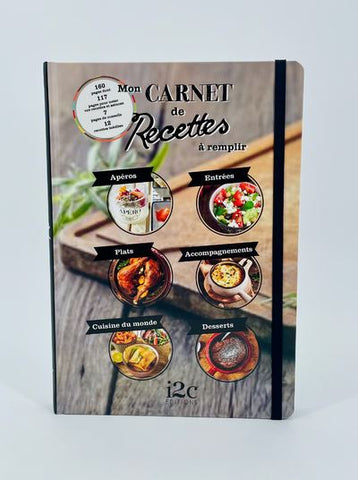 Livre "Mon Carnet de recette à remplir"
