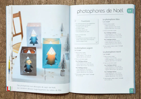 Livre - Cartonnage, luminaires et photophores, technique cartonnage de Valérie Deflandre