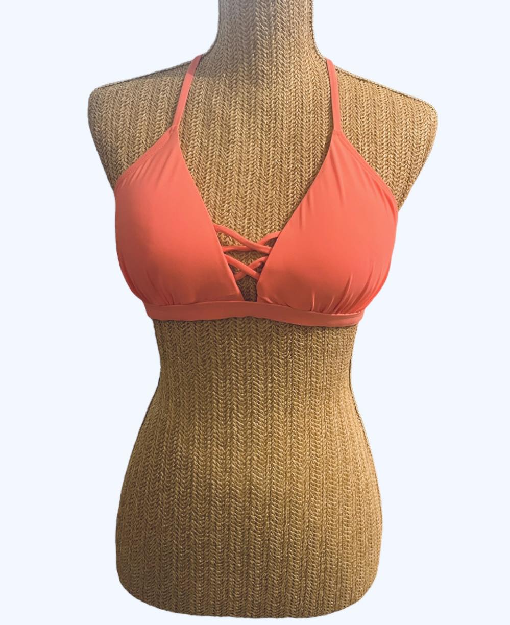 Haut de maillot de bain à coque corail Ardène Swim