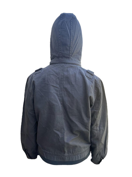 Manteau à capuche Kalamton gris Garçon