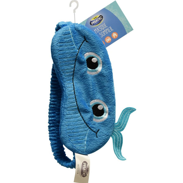 Masque de sommeil enfant pieuvre bleu AUTOPRATIC