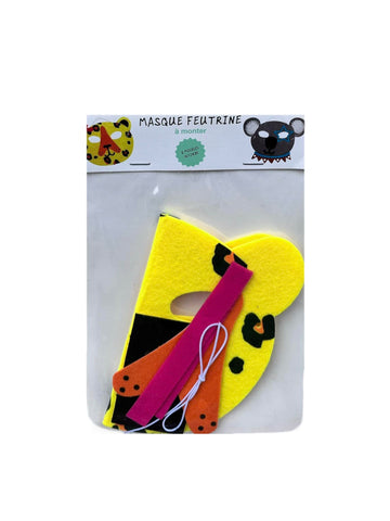 Masque en feutrine à monter Gers Equipements – Motif Tigre