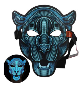 Masque panthère lumineux réactif au son – Goodmark