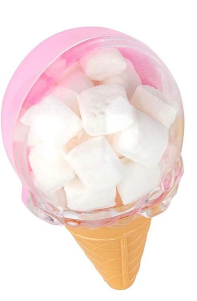 Mini cornet de glace rose – contenant dragées et bonbons