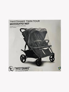 Moustiquaire Twistshake poussette double - Noir