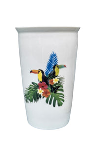 Mug de transport Adac Motifs Toucan en céramique et silicone – 35 cl