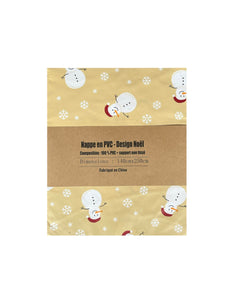 Nappe en PVC Design Noël – 140 x 250 cm