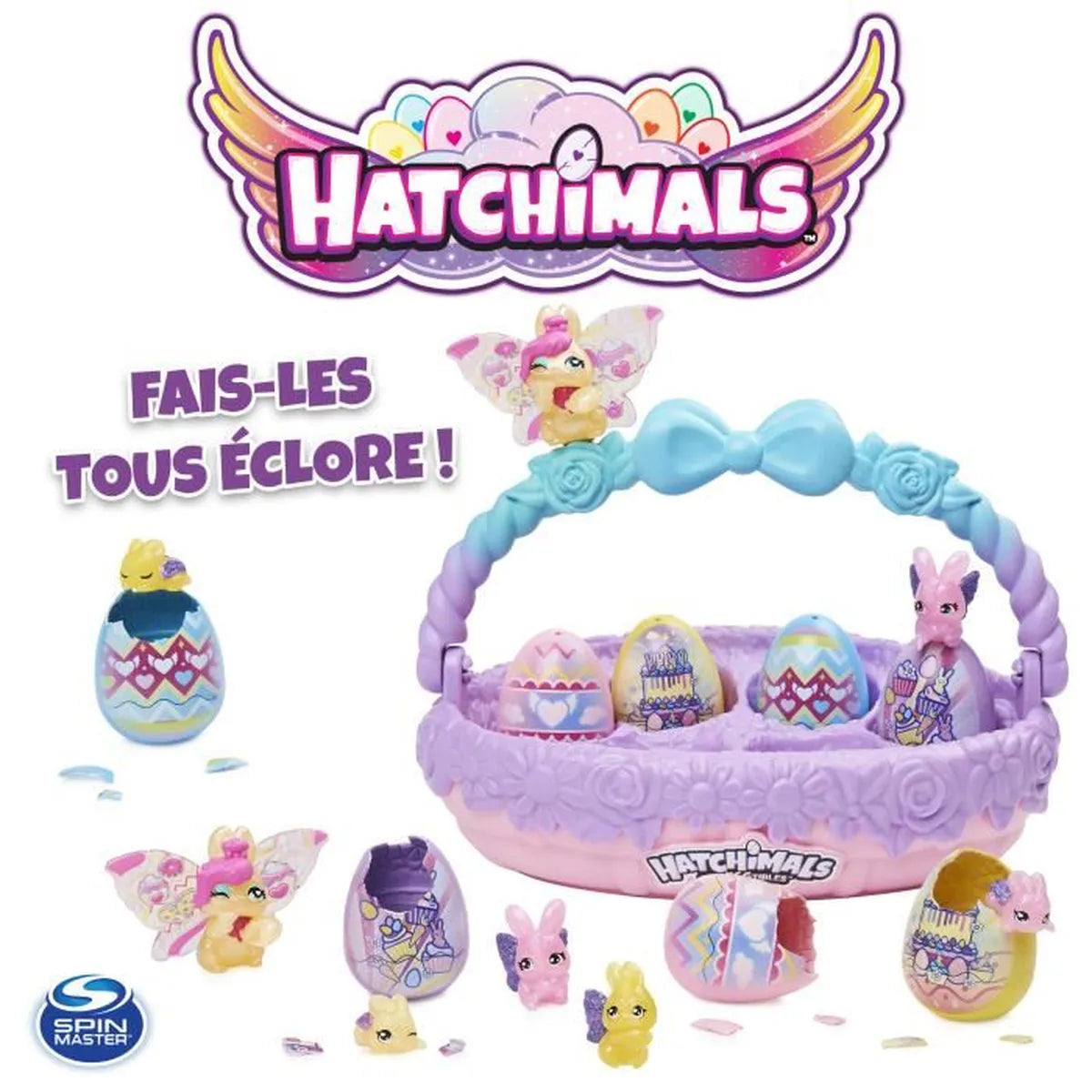 Panier Œufs a éclore Hatchimals jeux jouets enfants