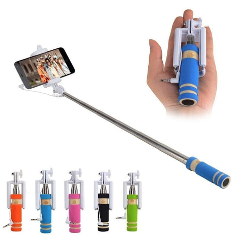 Perche a Selfie Pour Iphone Avec Cable Jack Mini Monopod