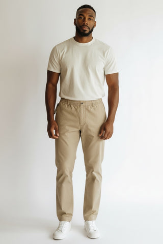 Pantalon Bayard beige clair homme