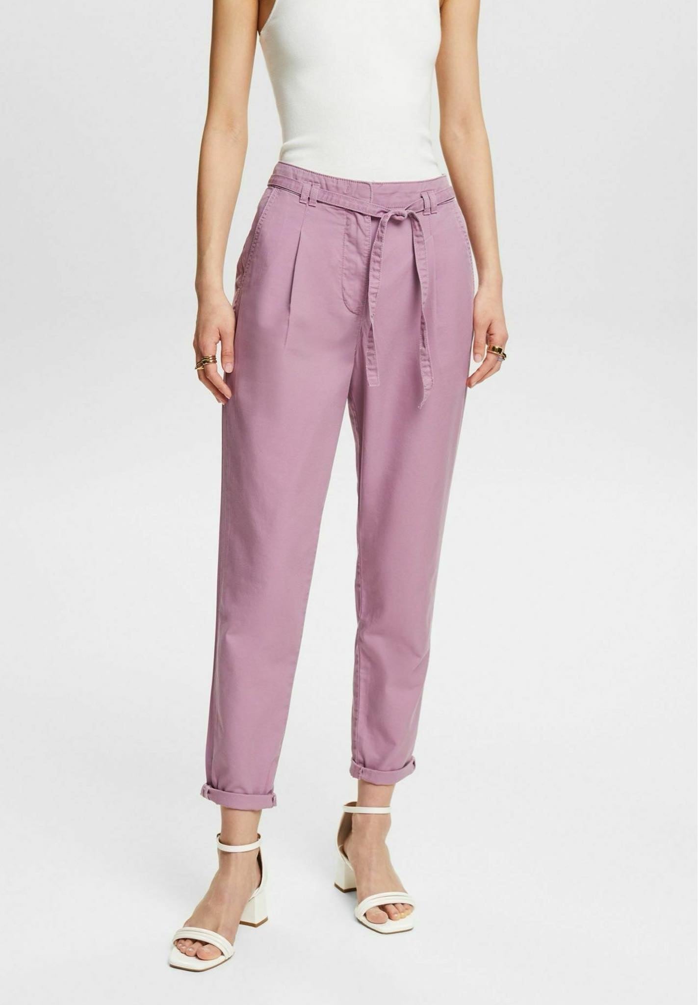 Pantalon Esprit mauve femme