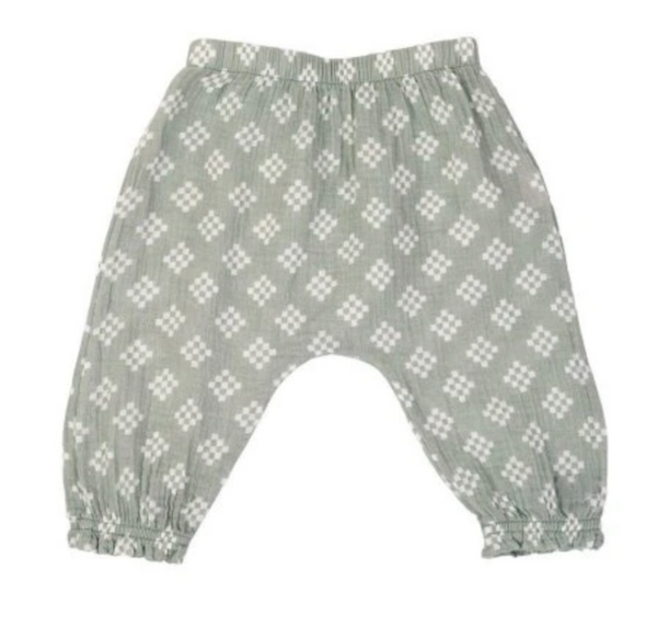 Pantalon Lodger hipster vert et blanc