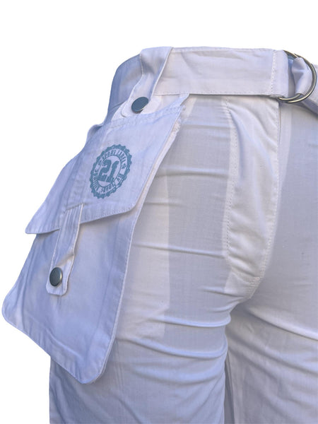 Pantalon Sports Label by Moods’ Attitude blanc fille
