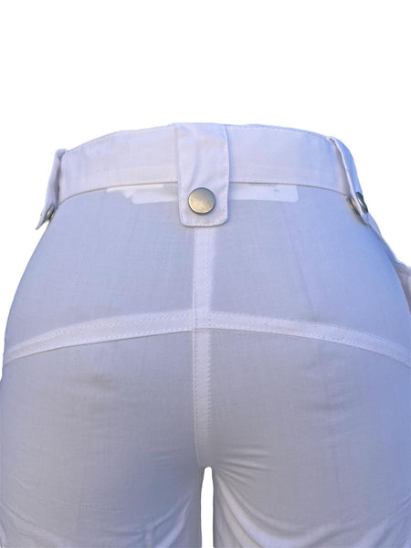 Pantalon Sports Label by Moods’ Attitude blanc fille