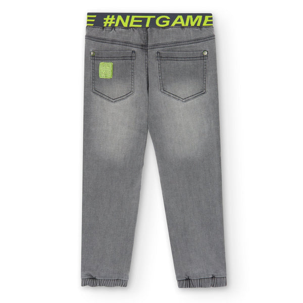 Pantalon jean Boboli #NetGame gris garçon