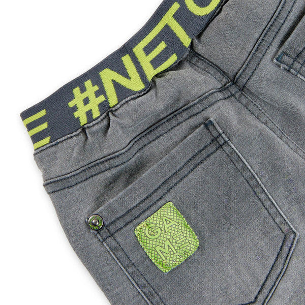 Pantalon jean Boboli #NetGame gris garçon