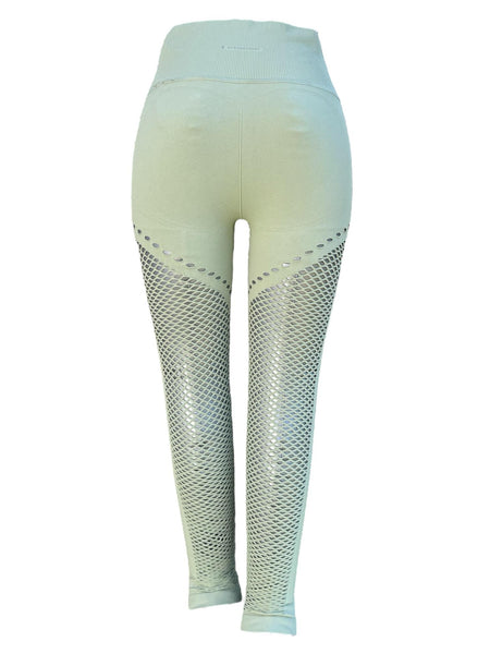 Pantalon maille OceanSapart vert Fille