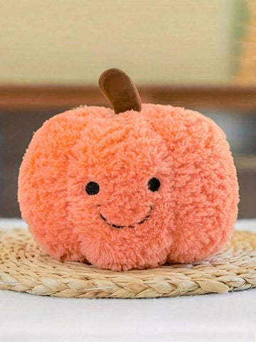 Peluche Citrouille 100% polyester - 15 cm