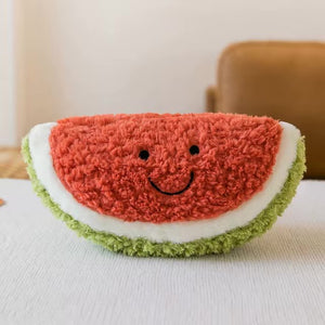 Peluche Pastèque 100% polyester - 25 cm