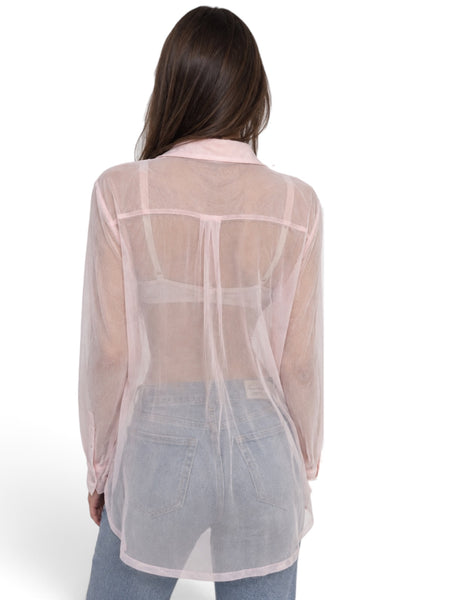 Chemise Undiz transparente crawfordiz rose smoke
