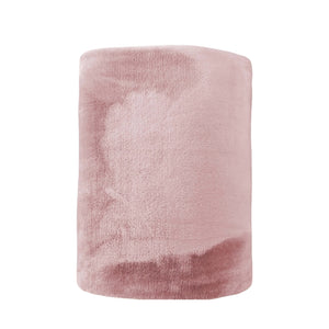 Plaid Flanelle 150x200 cm – 100% Polyester – Rose