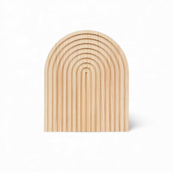 Planche Décorative Bois – Motif Arc-en-Ciel
