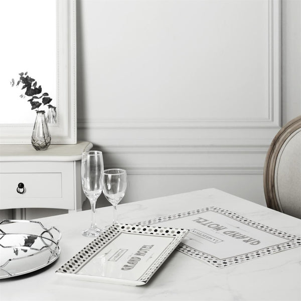 Plateau de service 33 cm Home Deco Factory "Grand Hôtel"
